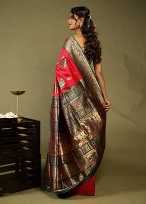 Tohfa Duo – Pink Baluchari & Pink Cotton Sarees