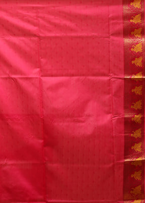 Yellow Baluchari Silk Saree With Blouse Piece