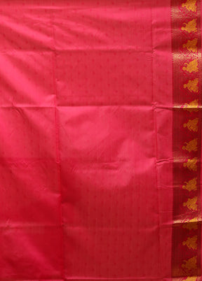 Pink Baluchari Silk Saree With Blouse Piece