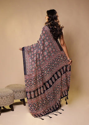 Lakshmi Aagman Duo – Maroon Kanjivaram & Multicolor Printed Silk Sarees