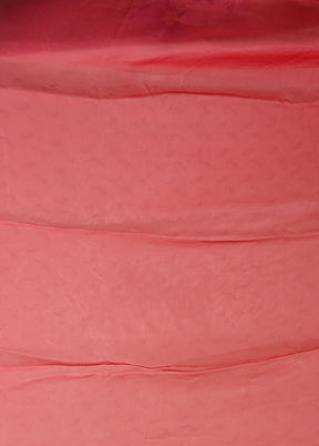 Pink Organza Saree With Blouse Piece