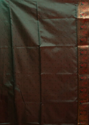 Pink Baluchari Silk Saree With Blouse Piece