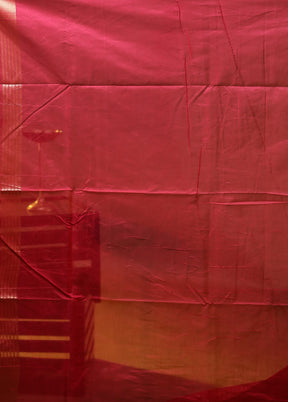 Pink Kora Silk Saree With Blouse Piece