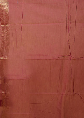 Red Kora Silk Saree With Blouse Piece