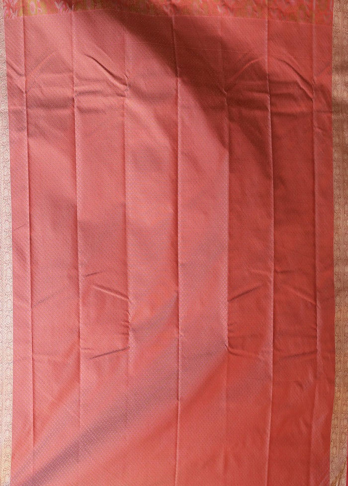 Maroon Kanjivaram Silk Saree With Blouse Piece