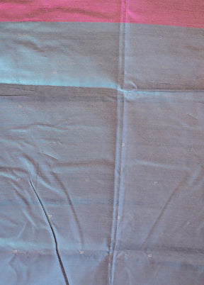 Purple Tussar Silk Saree With Blouse Piece