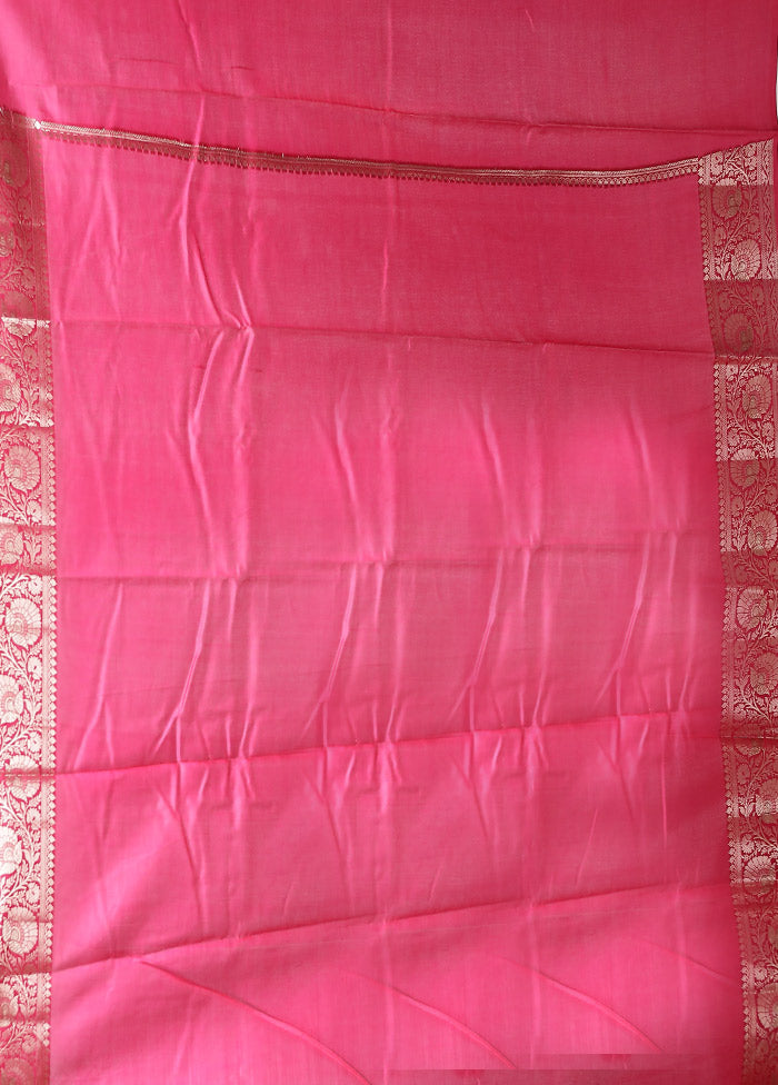 Purple Dupion Silk Saree With Blouse Piece