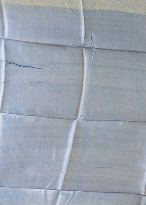 Multicolor Handloom Tussar Pure Silk Saree With Blouse Piece