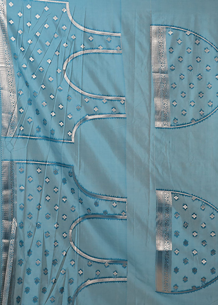 Multicolor Dupion Silk Saree With Blouse Piece