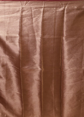 Purple Tissue Silk Saree With Blouse Piece