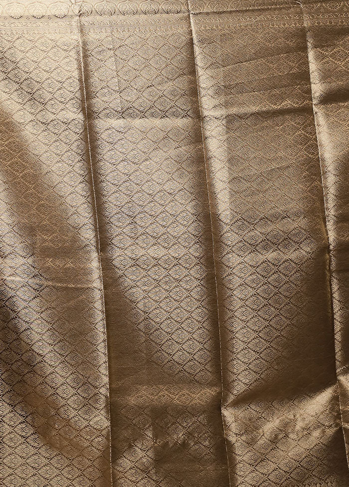 Purple Tissue Silk Saree With Blouse Piece