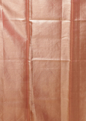 Cream Tissue Silk Saree With Blouse Piece