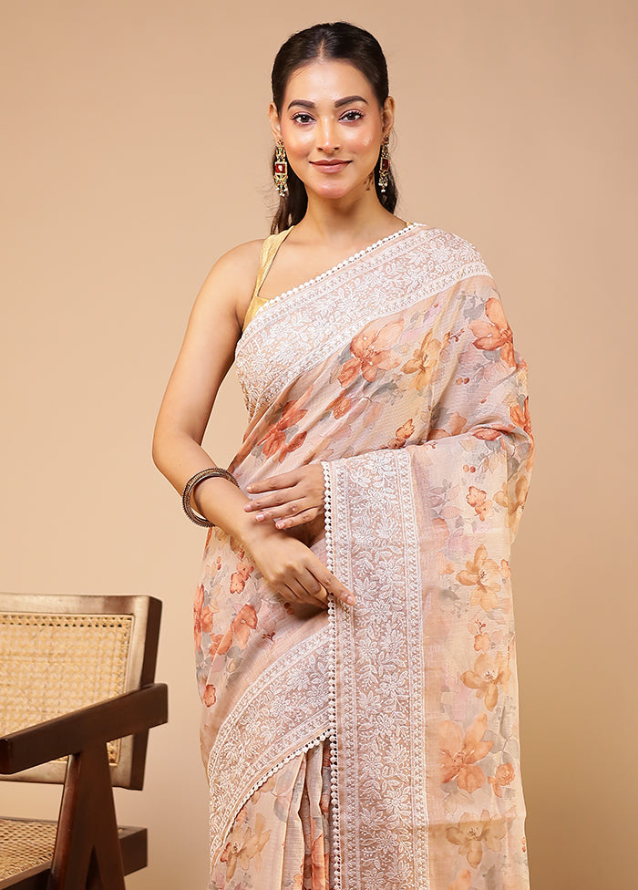 Sakhi Saath Duo – Yellow Dupion Silk & Cream Cotton Sarees