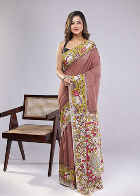 Multicolor Cotton Saree With Blouse Piece