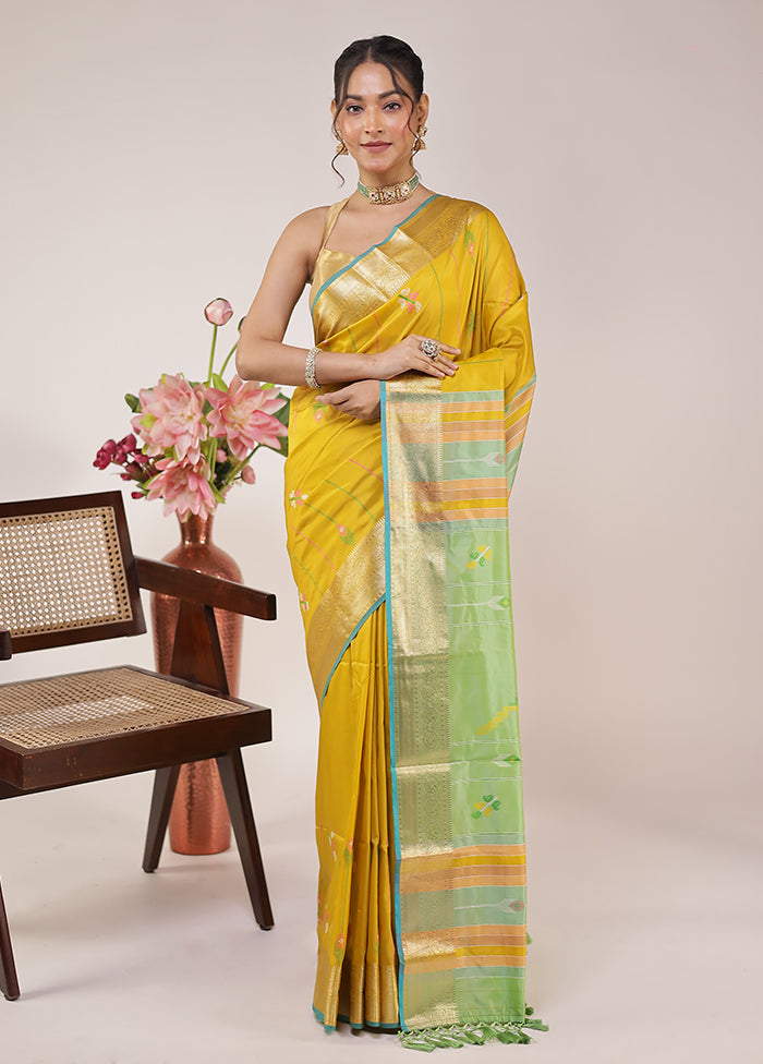 Multicolor Kalakethra Silk Saree With Blouse Piece