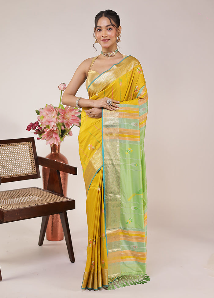 Multicolor Kalakethra Silk Saree With Blouse Piece
