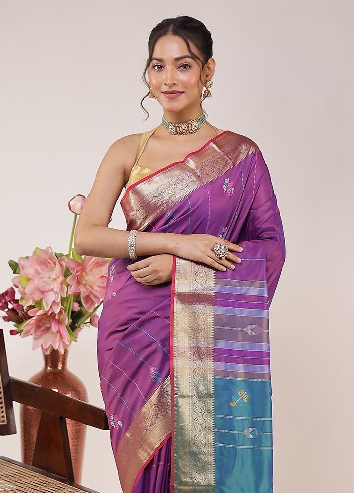 Multicolor Kalakethra Silk Saree With Blouse Piece