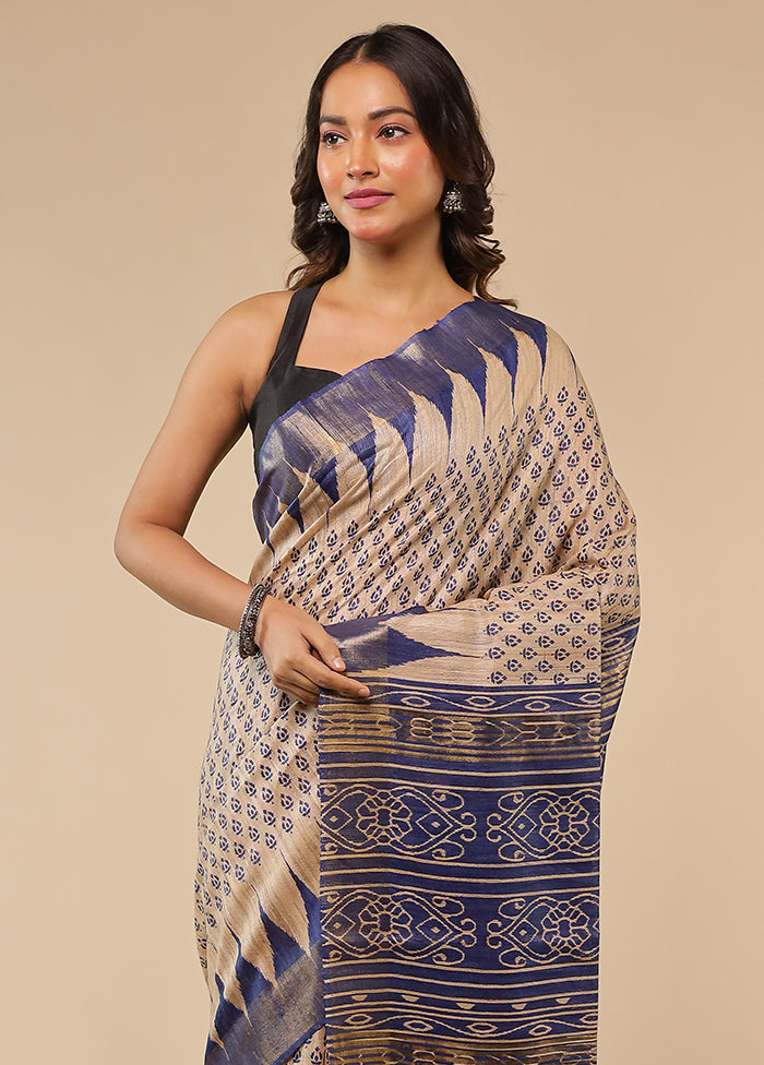 Upahaar Duo – Pink Printed Silk & Cream Tussar Sarees