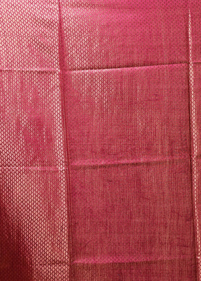 Purple Tussar Silk Saree With Blouse Piece