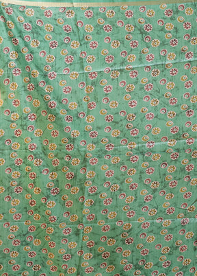 Multicolor Tussar Silk Saree With Blouse Piece
