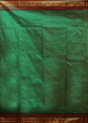 Maroon Kanjivaram Silk Saree With Blouse Piece