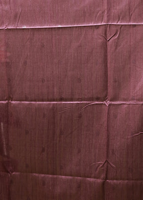 Purple Tussar Silk Saree With Blouse Piece