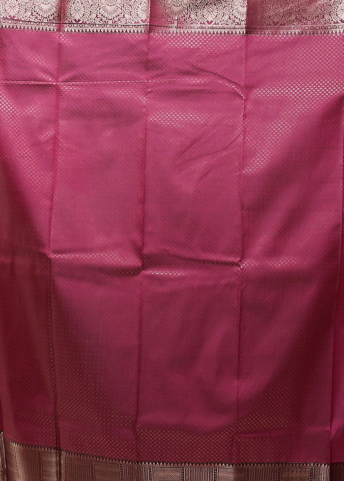 Green Kanjivaram Silk Saree With Blouse Piece