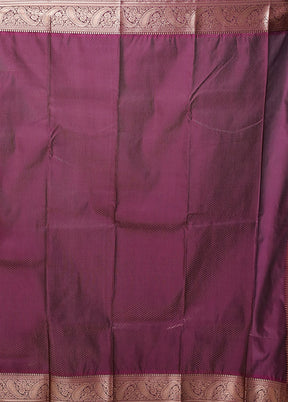 Grey Kanjivaram Silk Saree With Blouse Piece