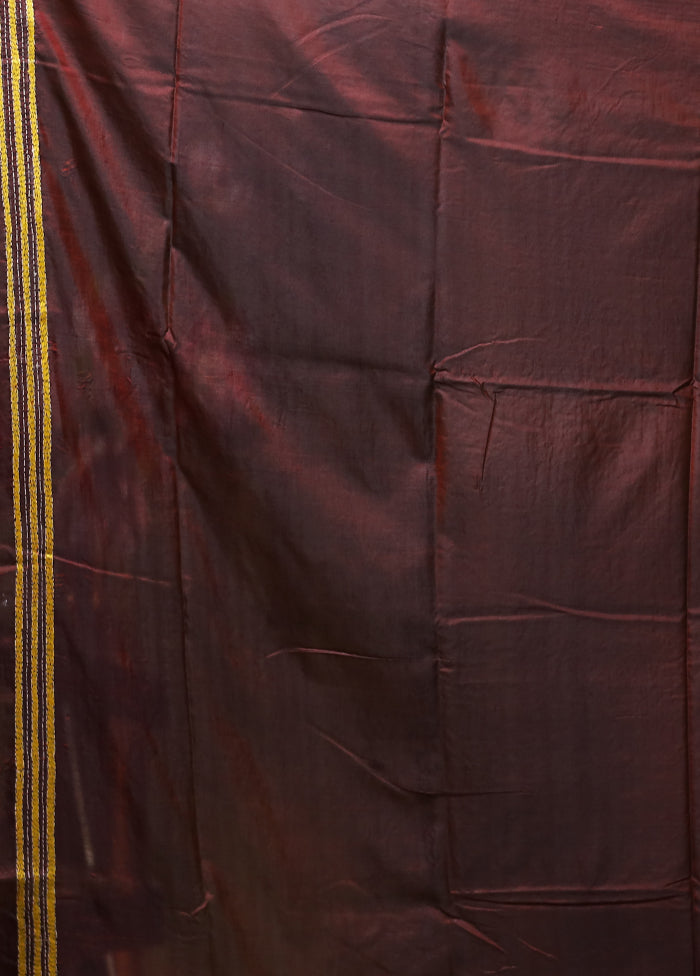 Multicolor Kantha Stitch Silk Saree With Blouse Piece