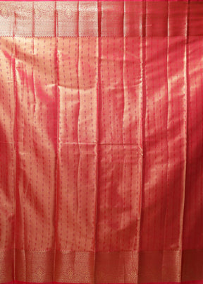 Grey Kanjivaram Silk Saree With Blouse Piece