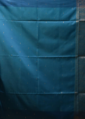 Green Kanjivaram Silk Saree With Blouse Piece