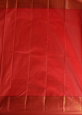 White Kanjivaram Silk Saree With Blouse Piece