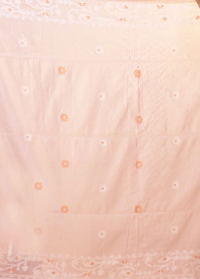 Pink Matka Silk Saree With Blouse Piece