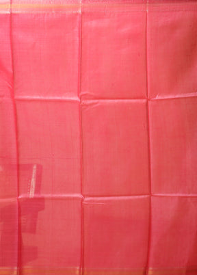 Purple Handloom Tussar Pure Silk Saree With Blouse Piece