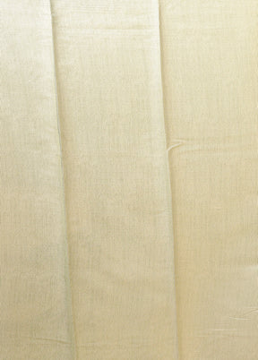 Multicolor Tussar Silk Saree With Blouse Piece