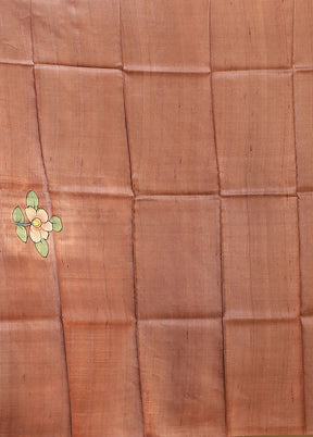 Multicolor Printed Pure Silk Saree Without Blouse Piece