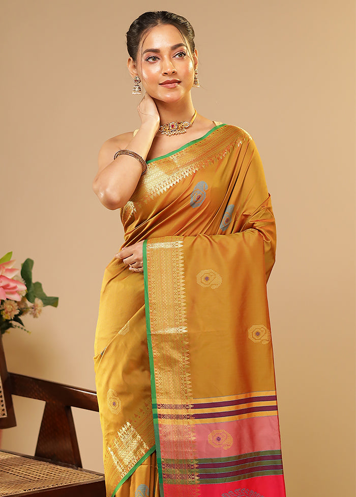 Multicolor Kalakethra Saree With Blouse Piece