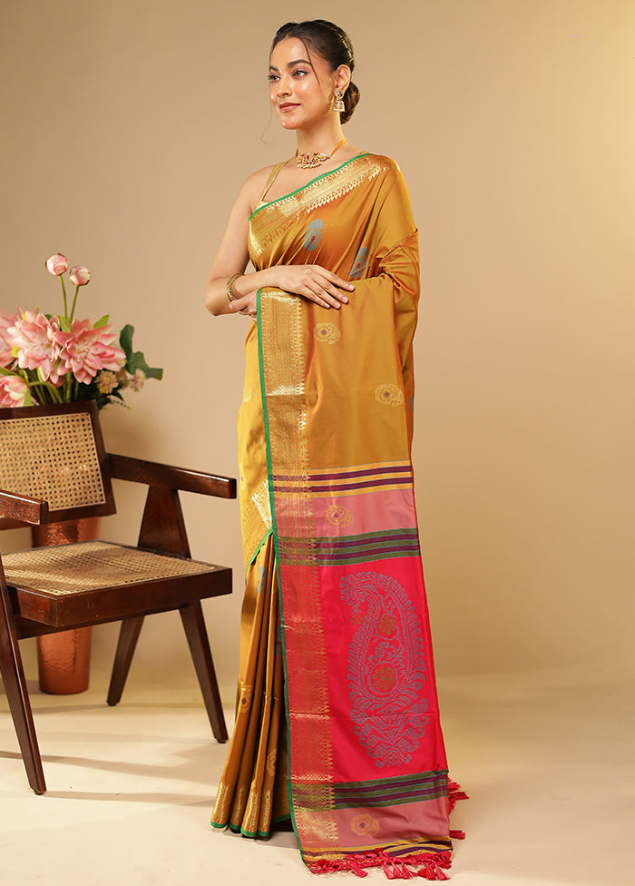 Multicolor Kalakethra Saree With Blouse Piece