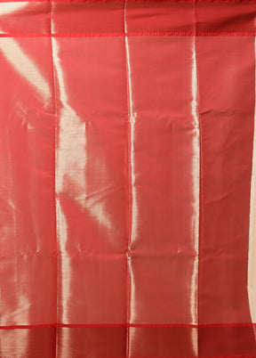 White Organza Saree With Blouse Piece