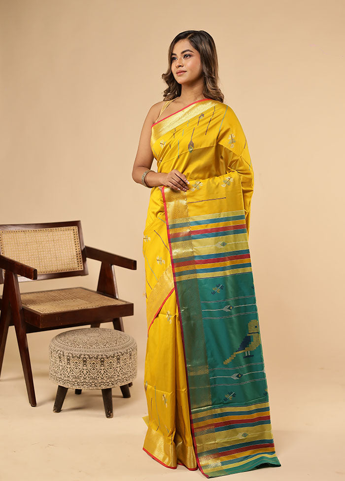 Multicolor Kalakethra Saree With Blouse Piece
