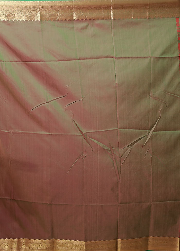 Multicolor Kalakethra Saree With Blouse Piece