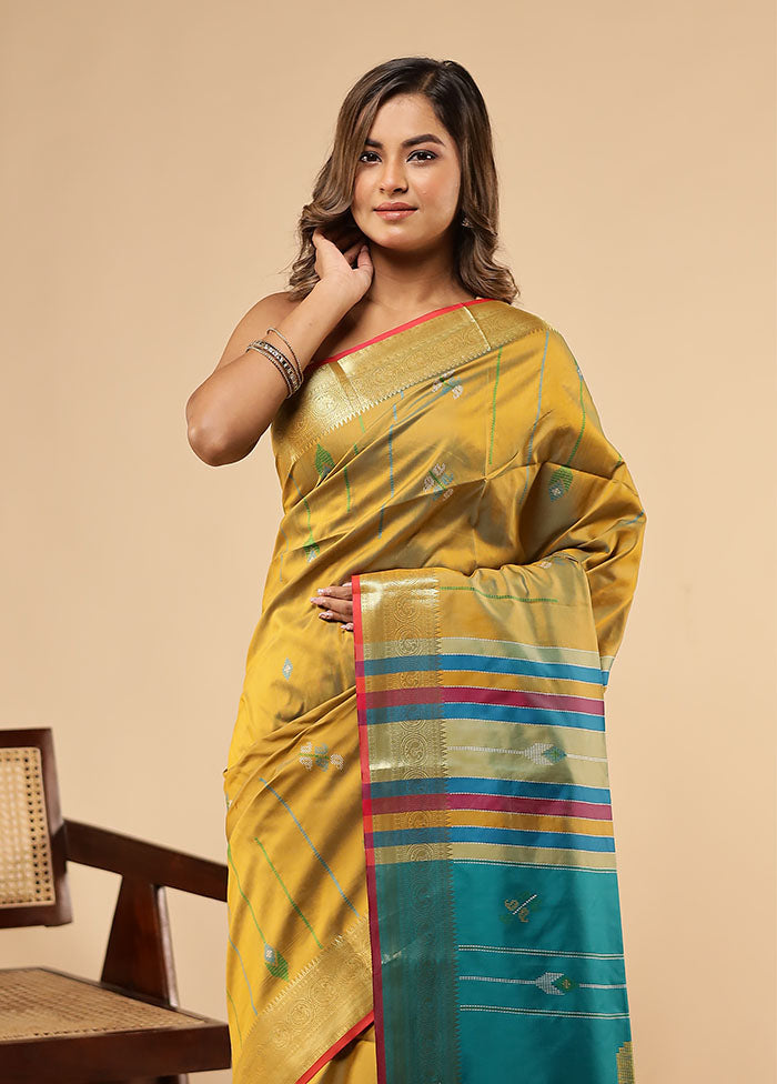 Multicolor Kalakethra Saree With Blouse Piece