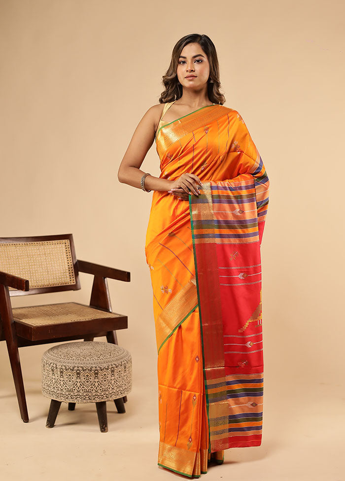 Multicolor Kalakethra Saree With Blouse Piece