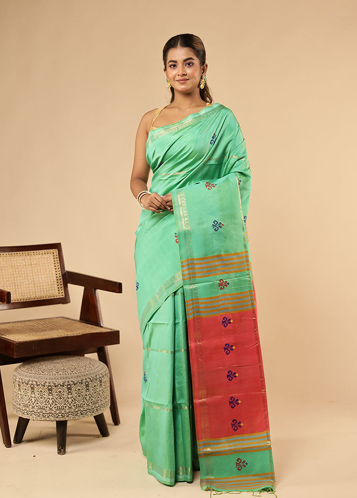 Multicolor Kalakethra Saree With Blouse Piece