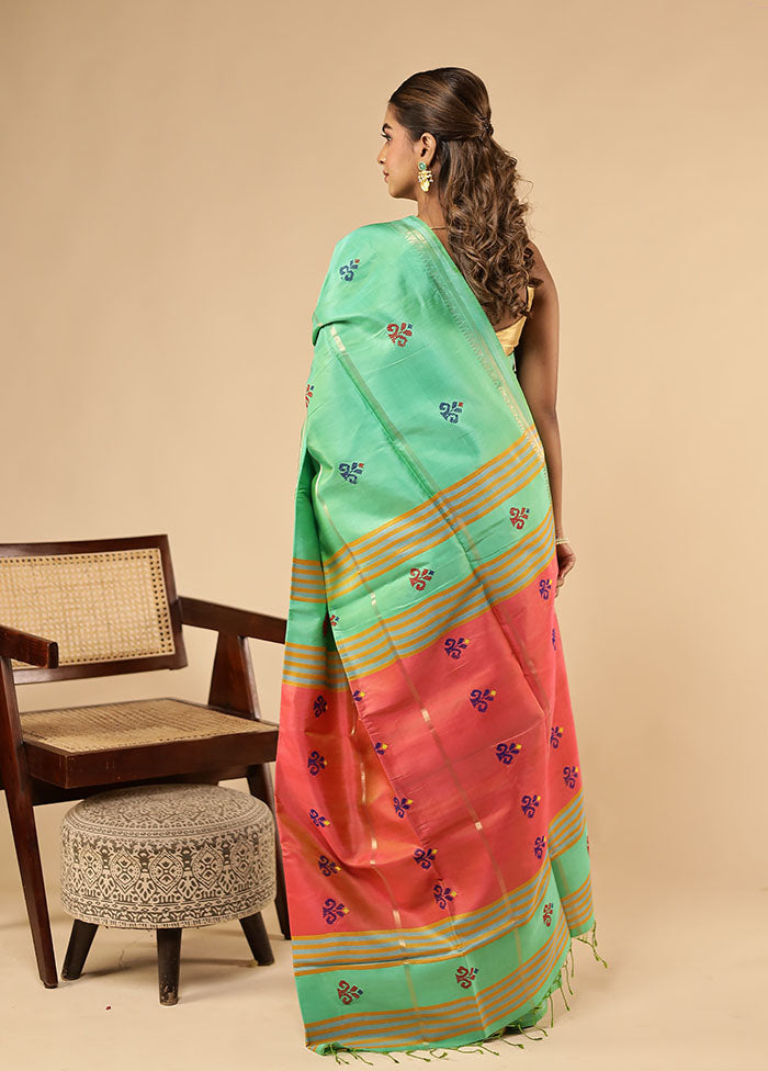 Multicolor Kalakethra Saree With Blouse Piece