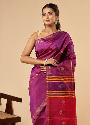 Multicolor Kalakethra Saree With Blouse Piece