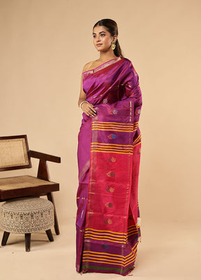 Multicolor Kalakethra Saree With Blouse Piece