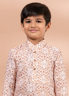 Multicolor Cotton Kurta & Pajama Set