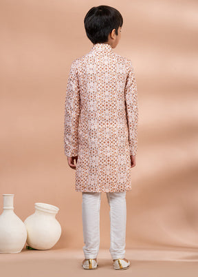 Multicolor Cotton Kurta & Pajama Set