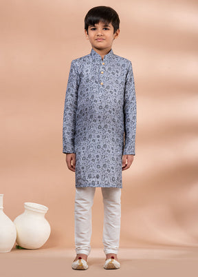 Multicolor Cotton Kurta & Pajama Set
